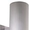 Vaxcel Chiasso Aluminum 2 Light Silver Cylinder Outdoor Wall Lantern Clear Glass CO-OWB052SL - alternate 8